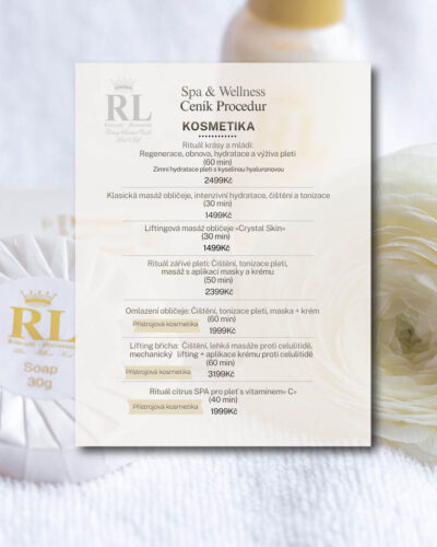 Neutral Simple Spa and Wellness Price List Poster (Instagram Pos