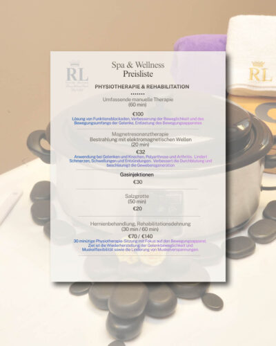 Neutral Simple Spa and Wellness Price List Poster (Instagram Pos