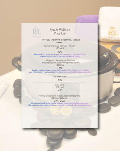 Neutral Simple Spa and Wellness Price List Poster (Instagram Pos