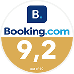 Rating of our hotel at Booking.com